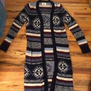 Hippie rose long sweater